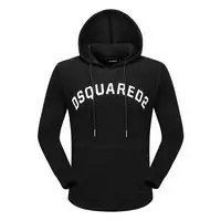 dsquared2 pull sweatshirts hoodies popular automne cotton hoodies  black